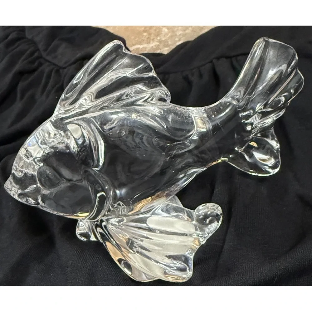 Vintage‎ Princess House Pets Fish Figurine 24% Lead Crystal Made in Germany